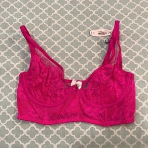 Victoria’s Secret Body Lace Unlined Longline 32D NWT